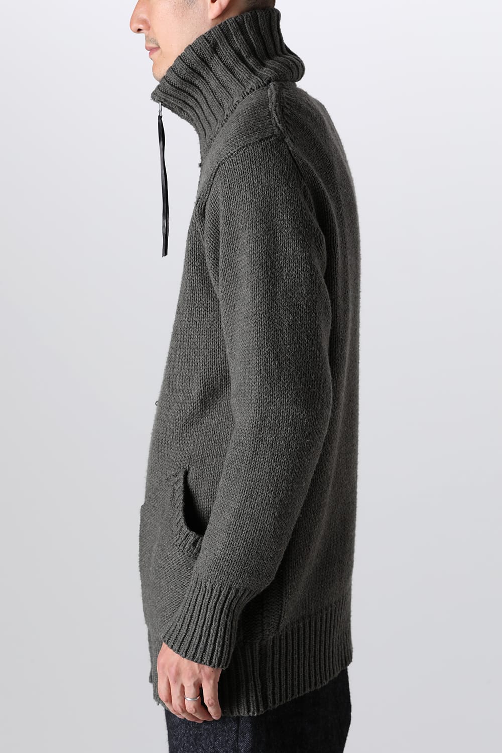 ドライバーズニット カーキ