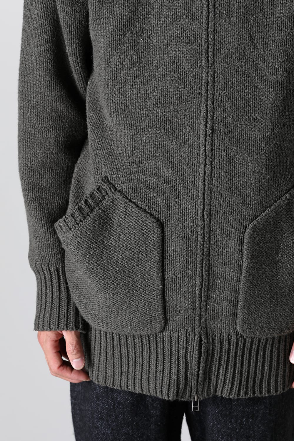 ドライバーズニット カーキ