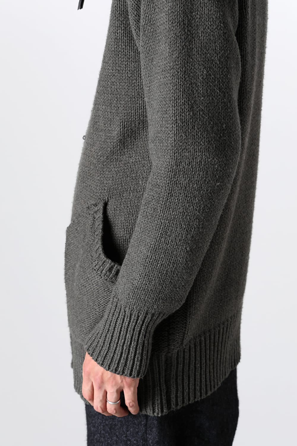 ドライバーズニット カーキ