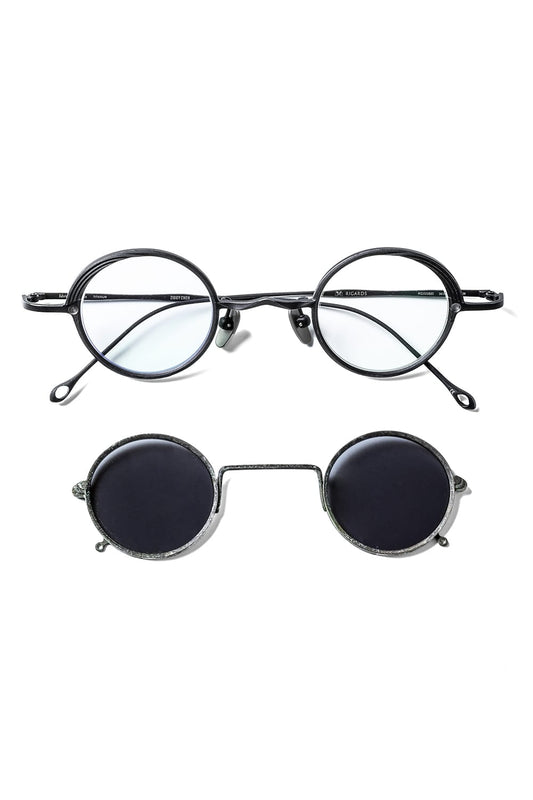 ZIGGY CHEN x RIGARDS Collaboration RG1008ZC / VINTAGE BLACK x JADE (CLIP) DARK GRAY (LENS)