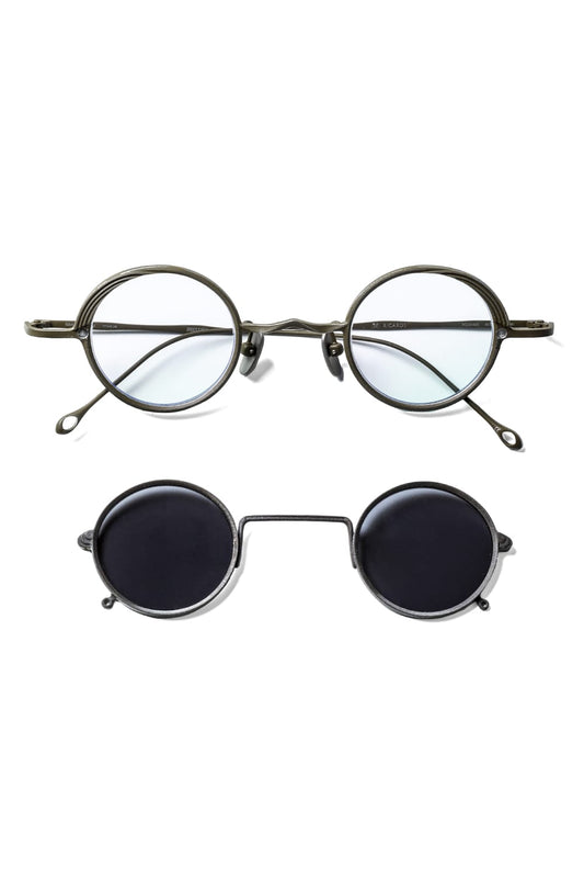 ZIGGY CHEN x RIGARDS Collaboration RG1008ZC / VINTAGE OLIVE x BRONZE (CLIP) DARK GRAY LENS