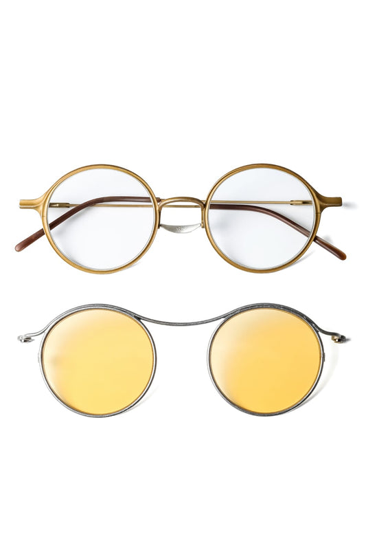 RIGARDS x The Viridi-anne collaboration sunglasses - RG2000TVA ANTIQUE GOLD/TITANIUM/YELLOW