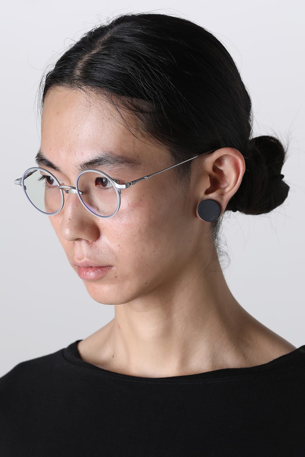 RIGARDS x The Viridi-anne collaboration sunglasses - RG2001TVA Gray + Gray / Clear + D.Gray Lens / Matte