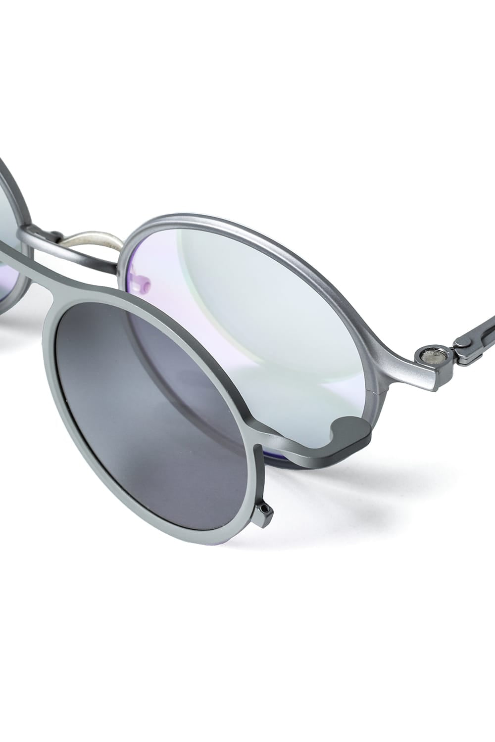 RIGARDS x The Viridi-anne collaboration sunglasses - RG2001TVA Gray + Gray / Clear + D.Gray Lens / Matte