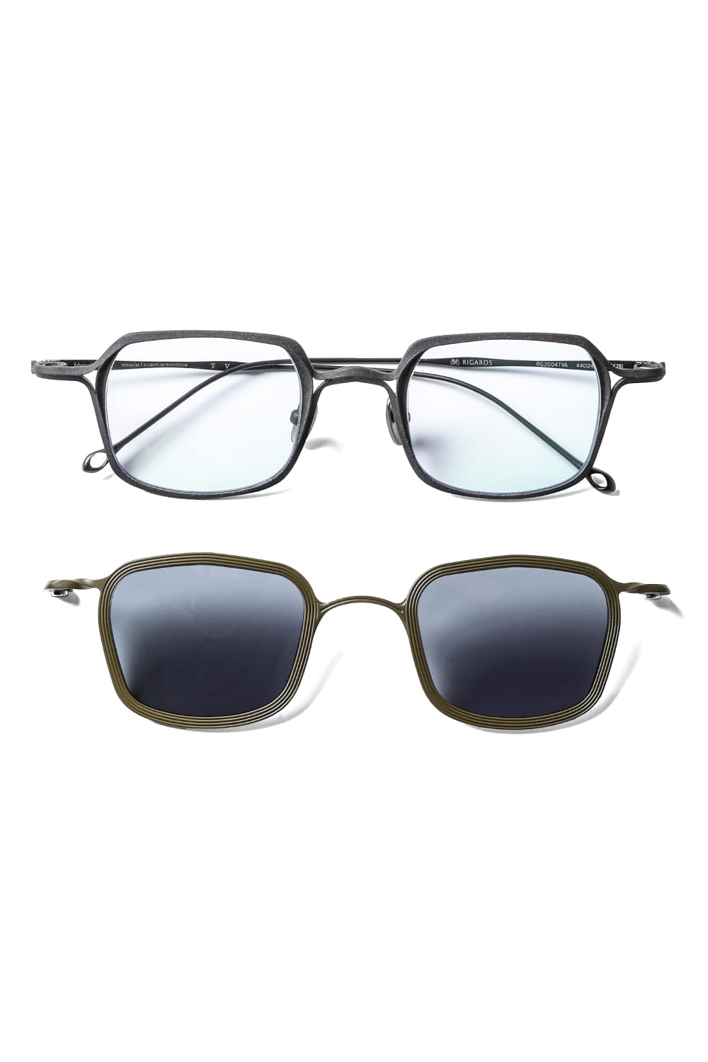 RIGARDS x The Viridi-anne collaboration sunglasses RG2004TVA / Vintage Bronze + Olive / Clear + D.Gray Lens / Vintage