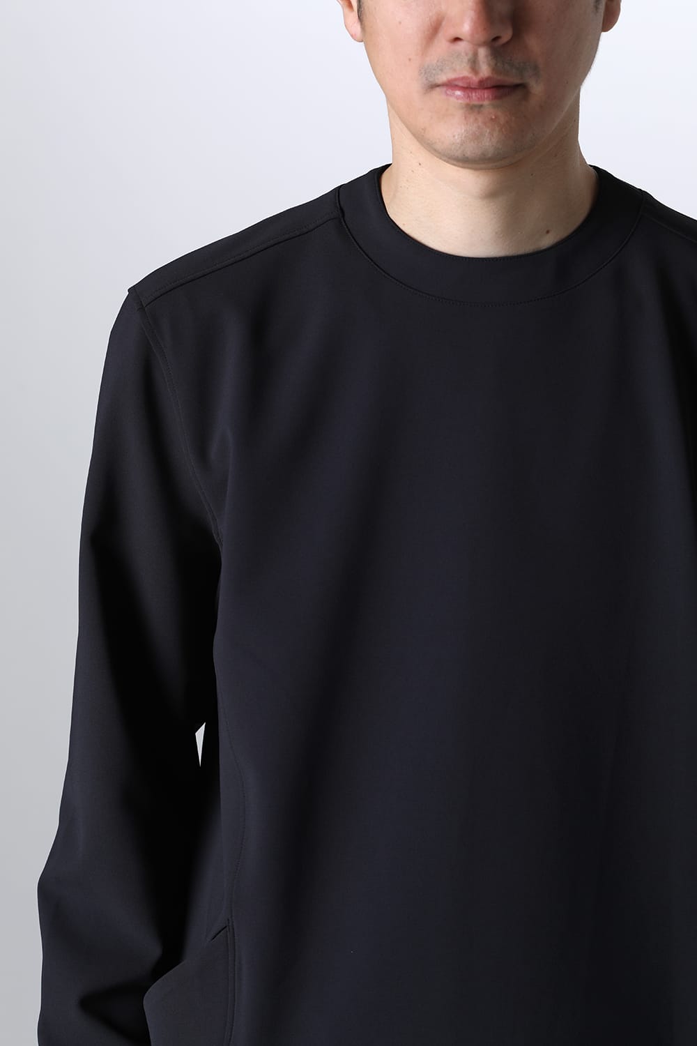 Solid Jersey L/S Black