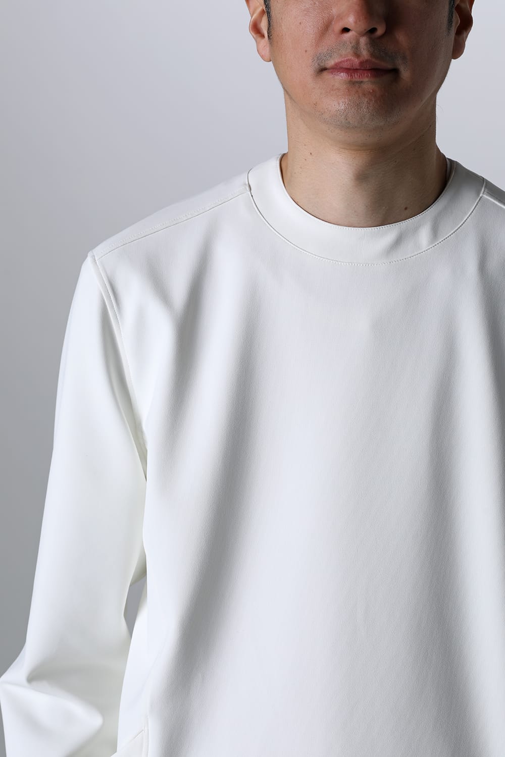 Solid Jersey L/S Euro White