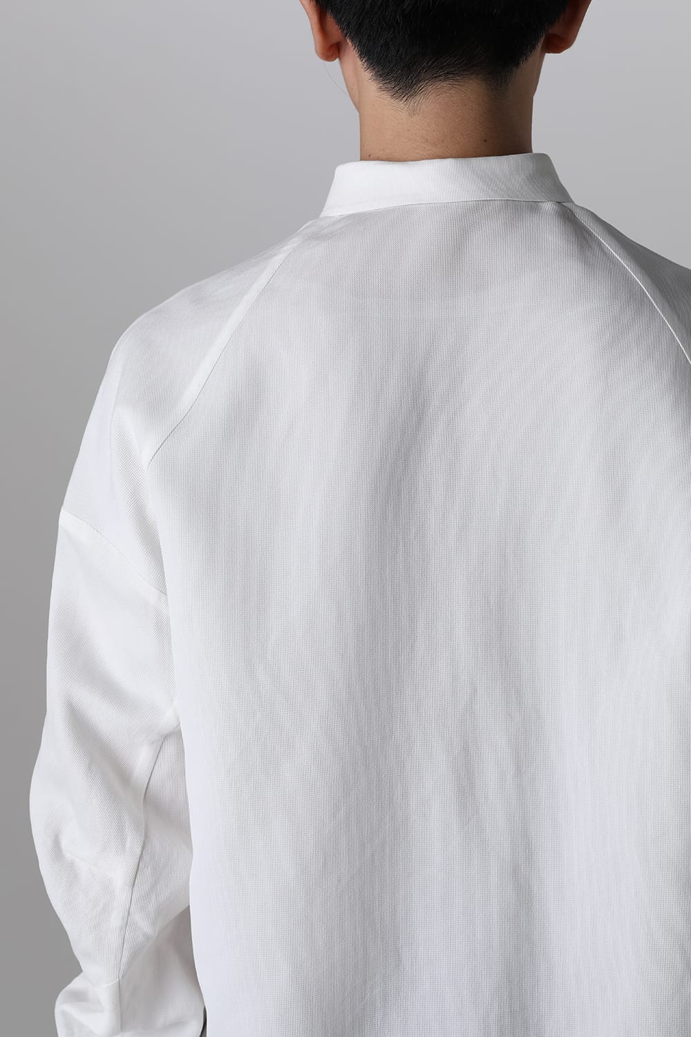 シャツ ルーズフィット コットン リネン ホワイト