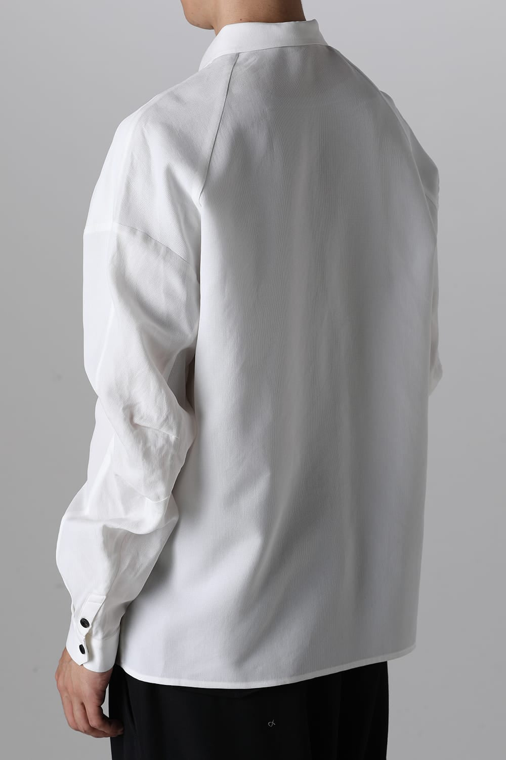 シャツ ルーズフィット コットン リネン ホワイト