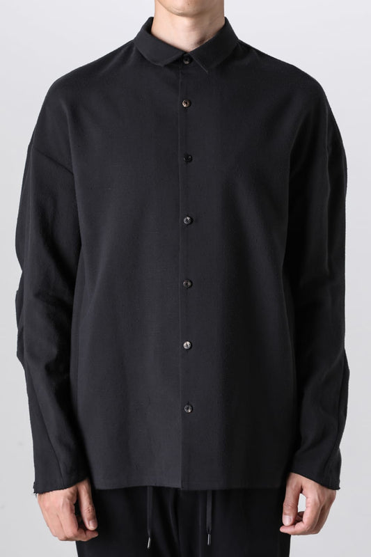 シャツ ルーズフィット コットン/シルク