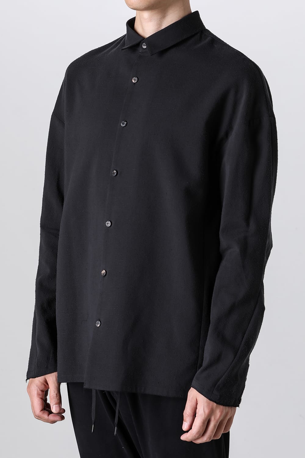 シャツ ルーズフィット コットン/シルク