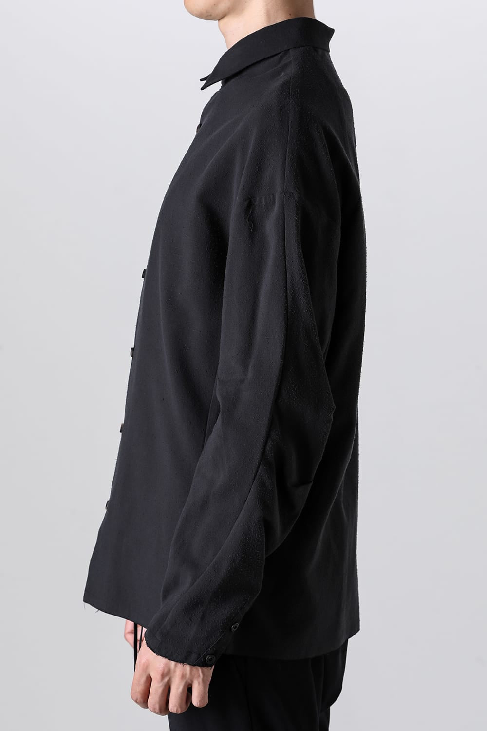 シャツ ルーズフィット コットン/シルク