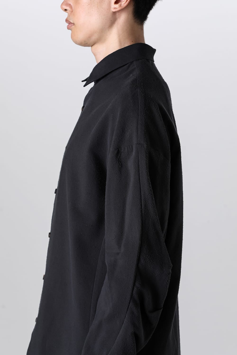 シャツ ルーズフィット コットン/シルク