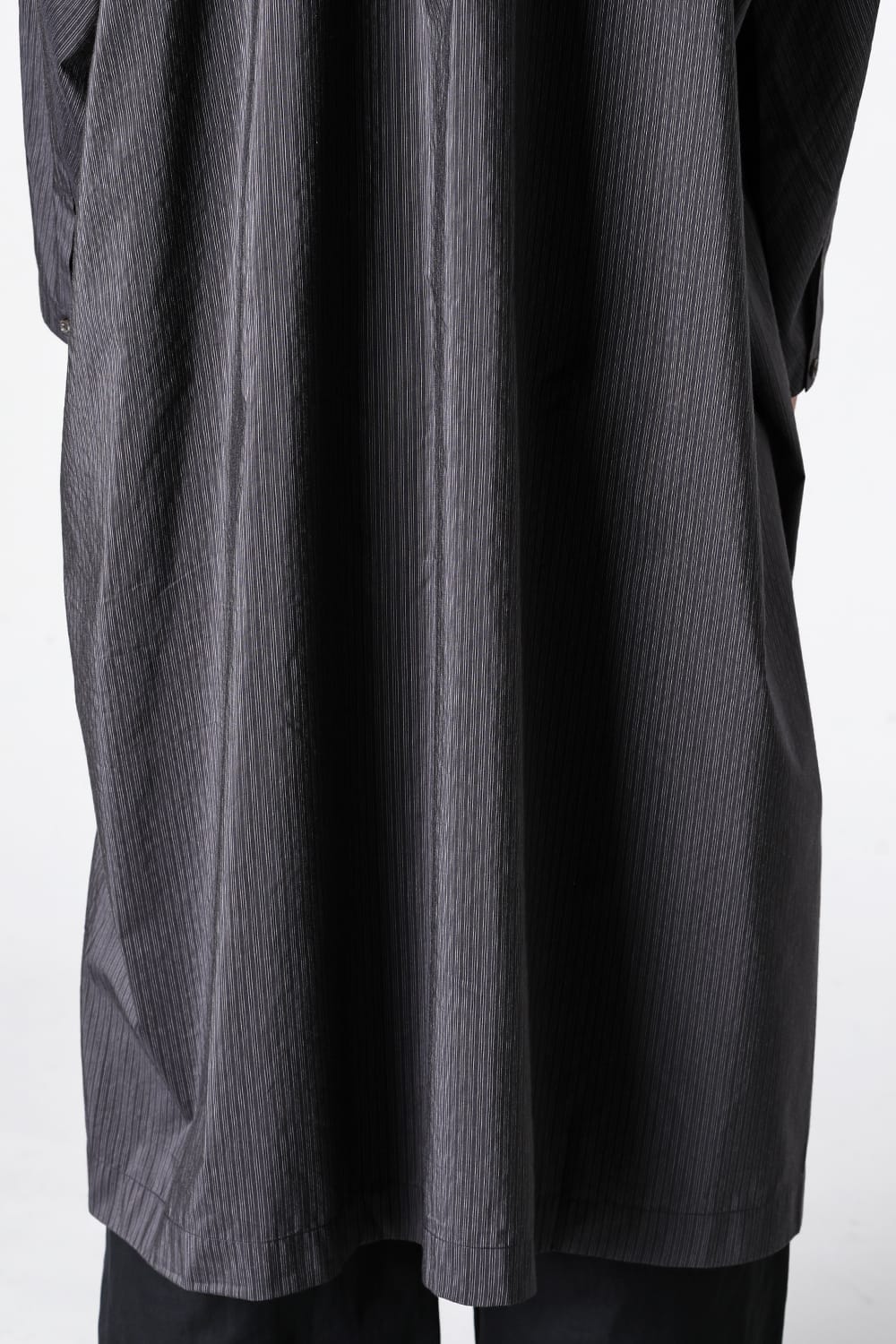 SHIRT#95 Anthracite Ridge Striped Shirting