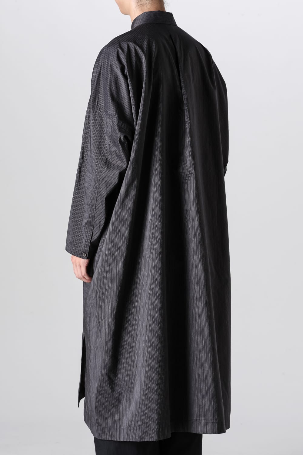 SHIRT#95 Anthracite Ridge Striped Shirting