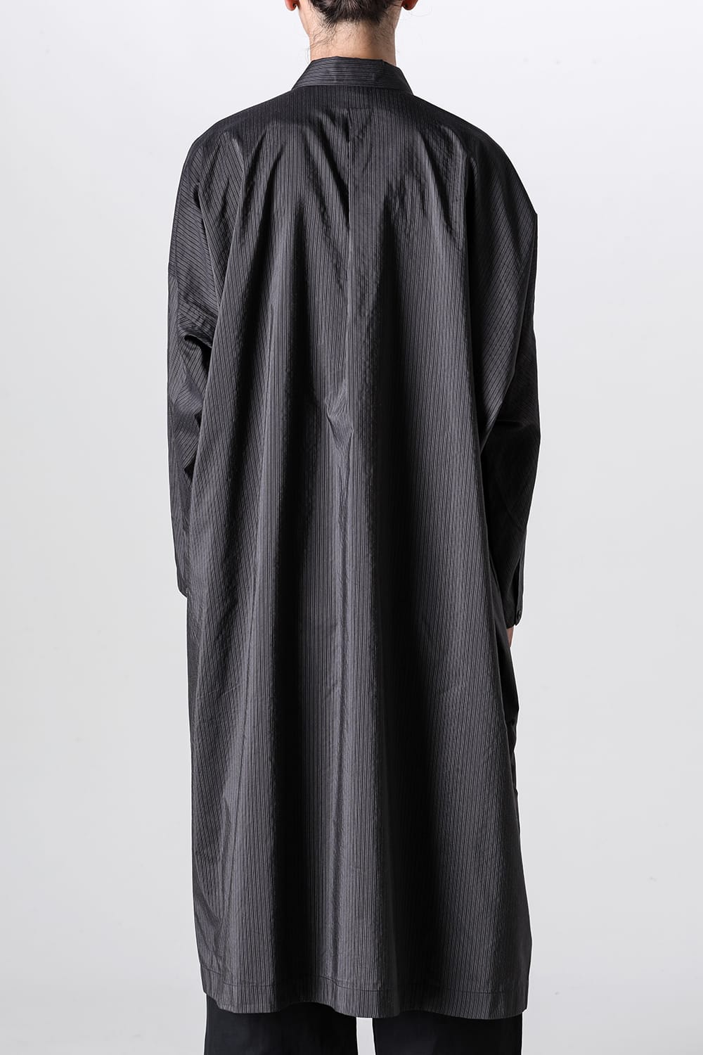 SHIRT#95 Anthracite Ridge Striped Shirting