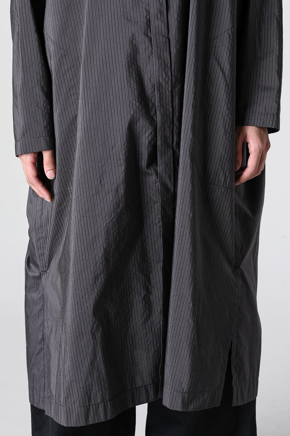 SHIRT#95 Anthracite Ridge Striped Shirting