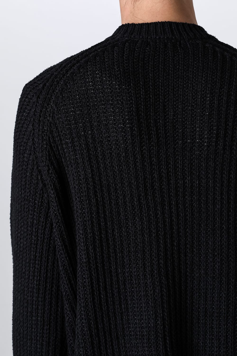 Knit long sleeve loose fit Black