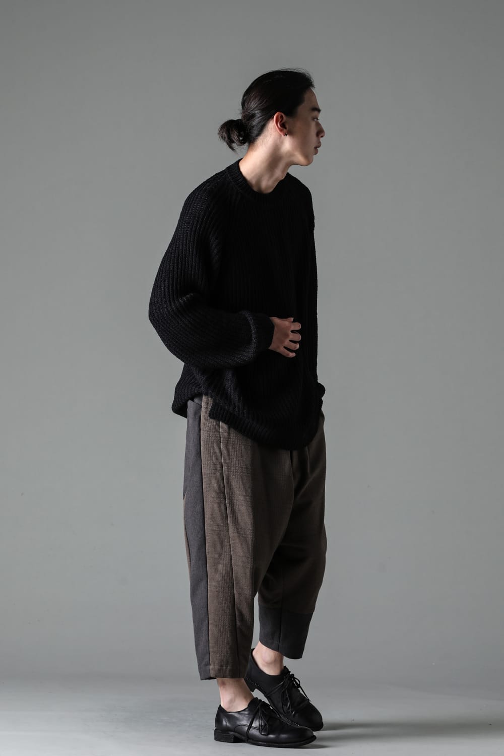 Knit long sleeve loose fit Black