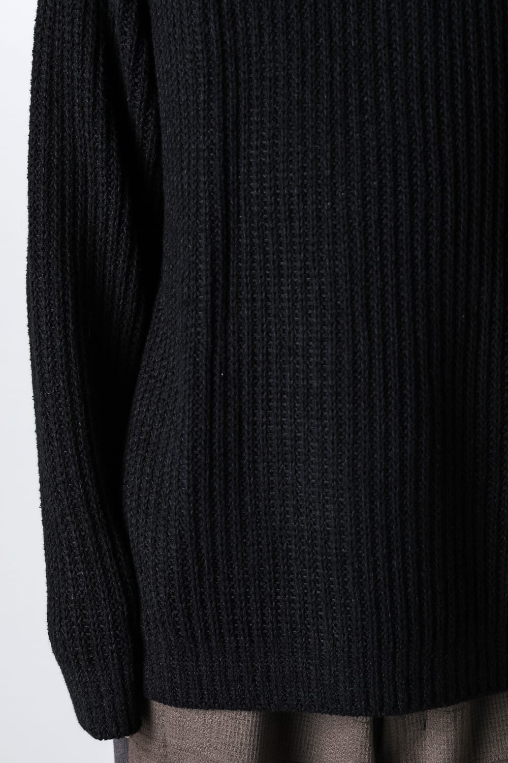 Knit long sleeve loose fit Black