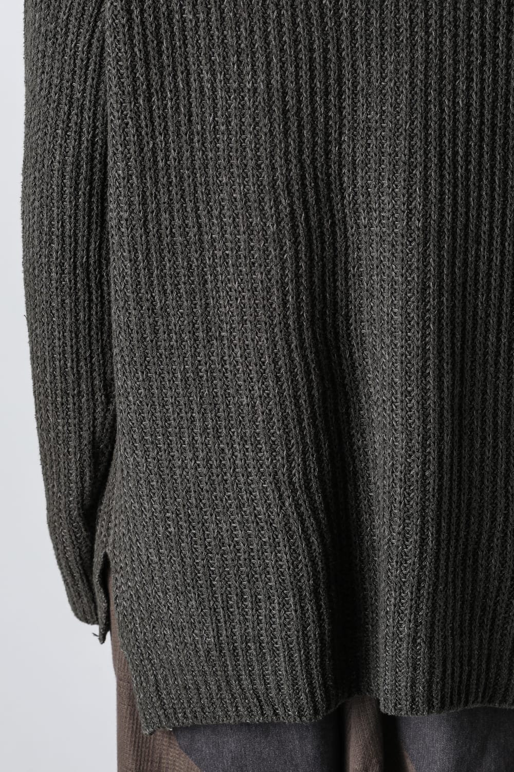 Knit long sleeve loose fit Olive