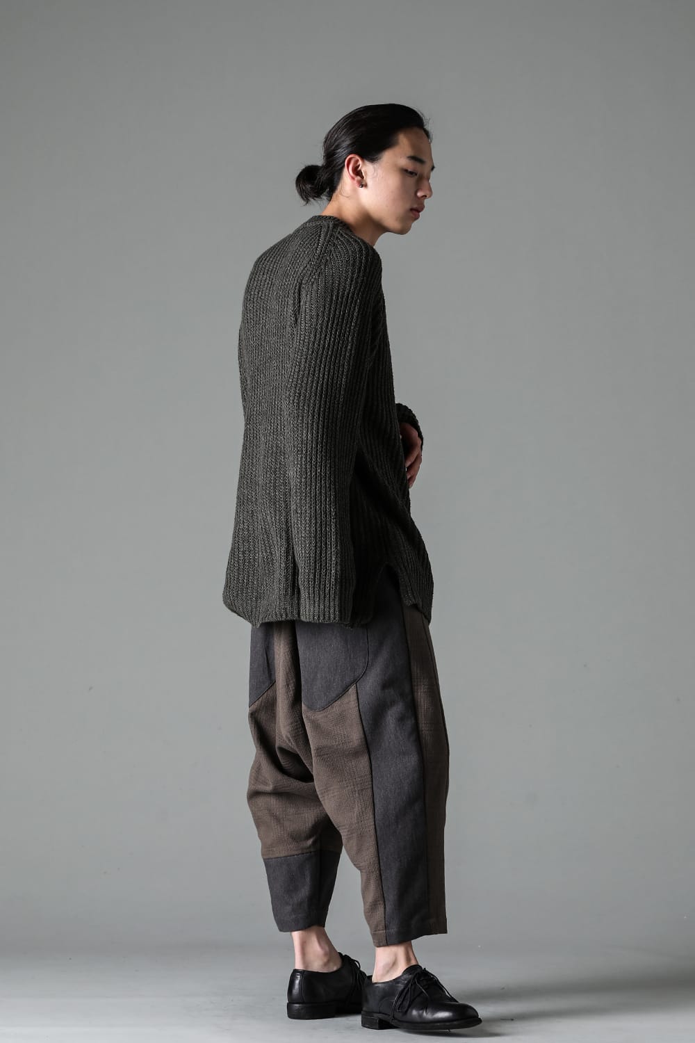 Knit long sleeve loose fit Olive