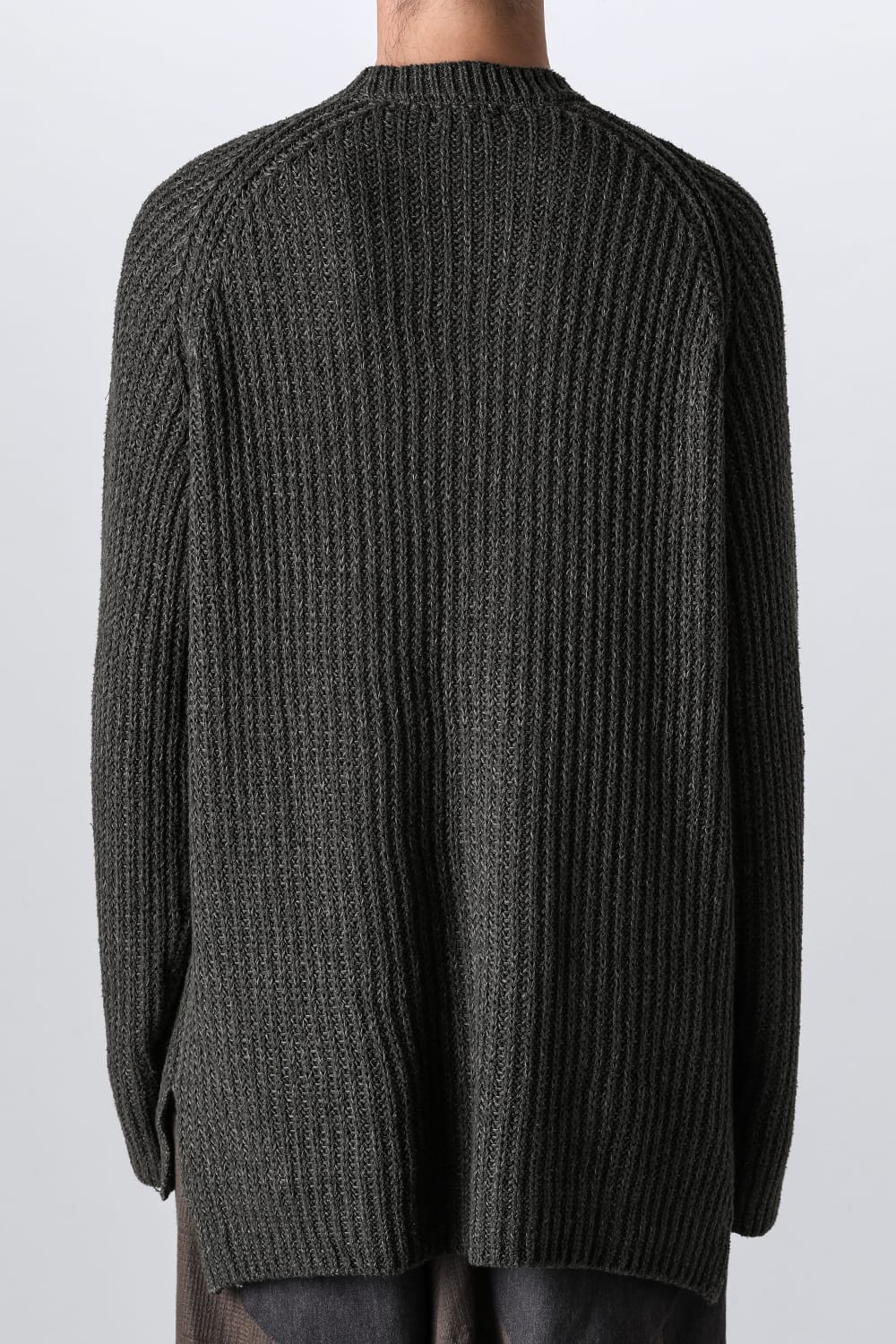 Knit long sleeve loose fit Olive