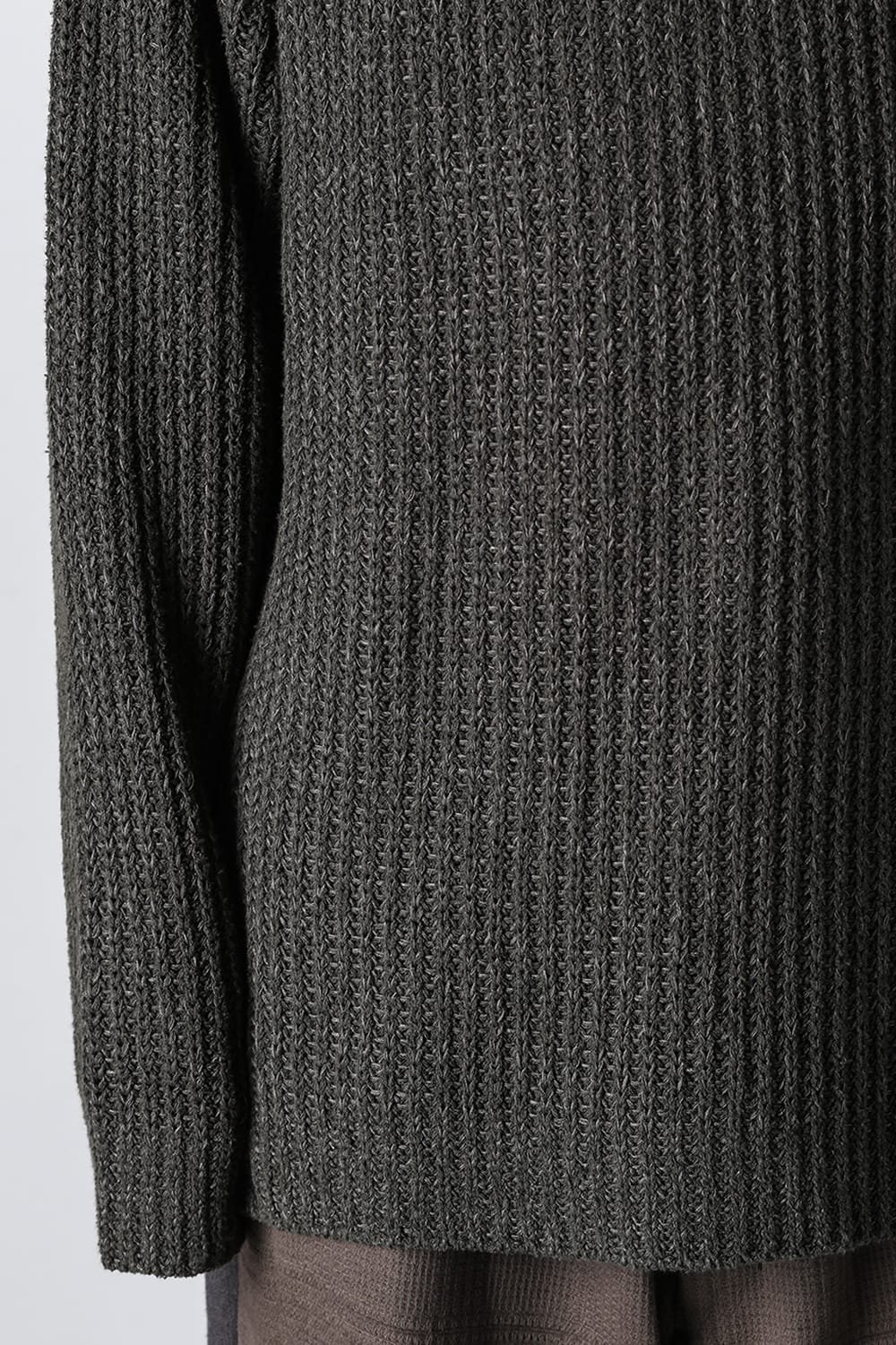 Knit long sleeve loose fit Olive