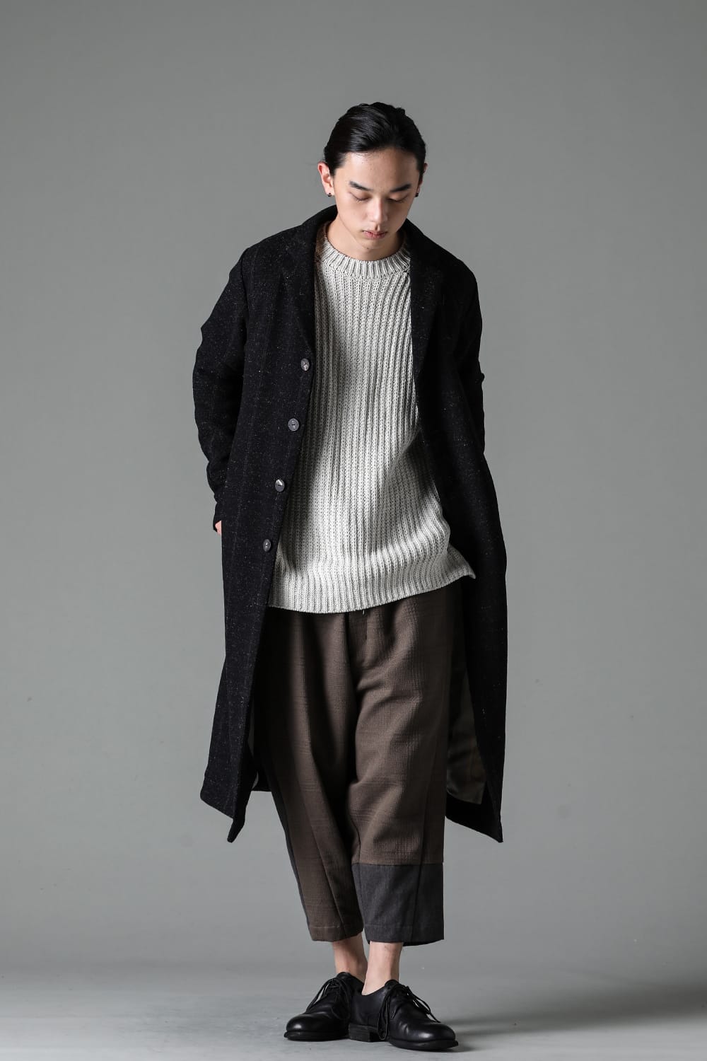 Knit long sleeve loose fit White