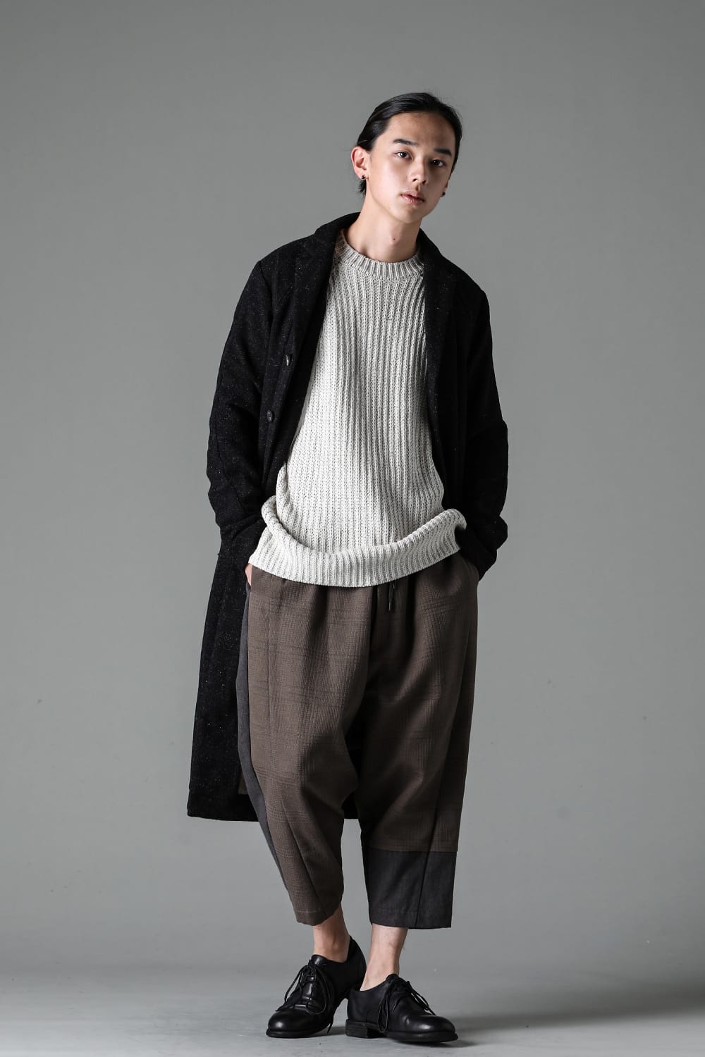 Knit long sleeve loose fit White