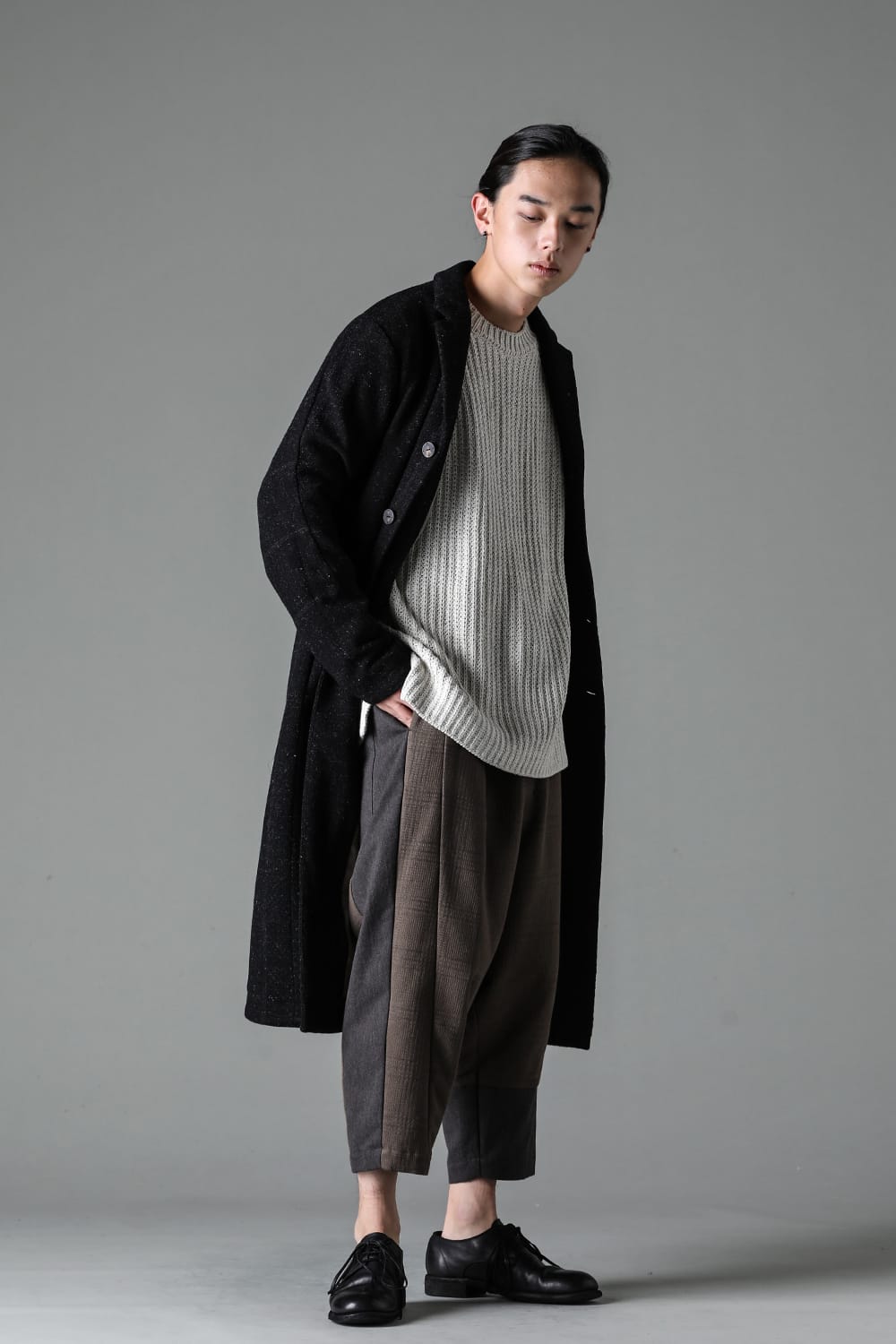 Knit long sleeve loose fit White