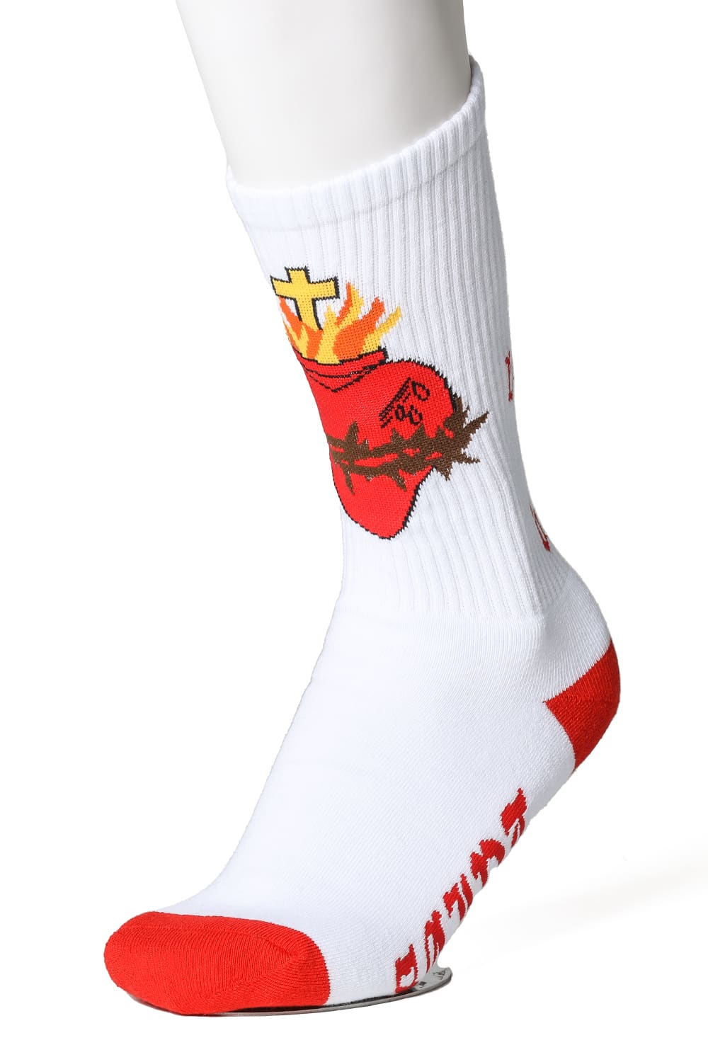 HEART Socks White