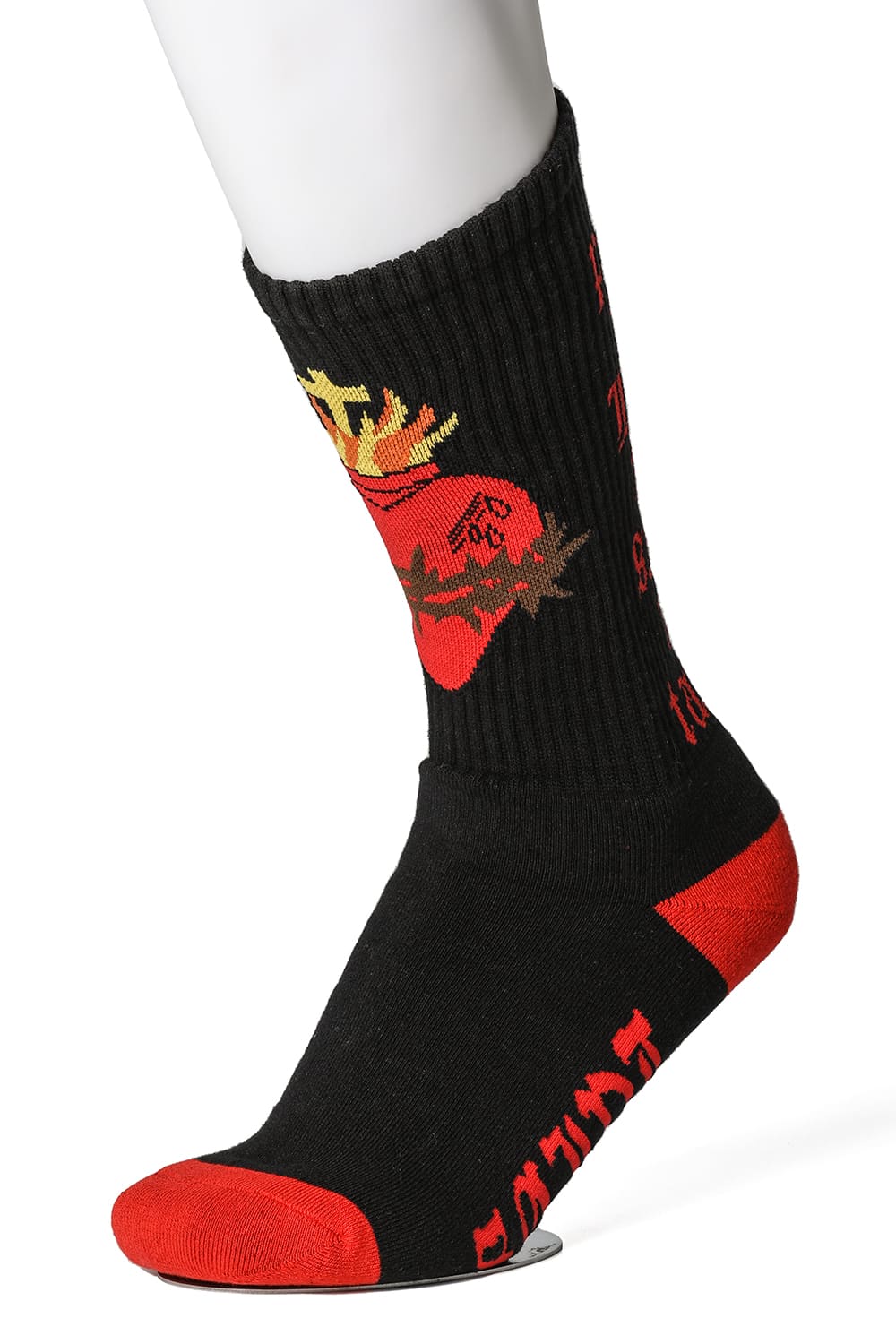 HEART Socks Black