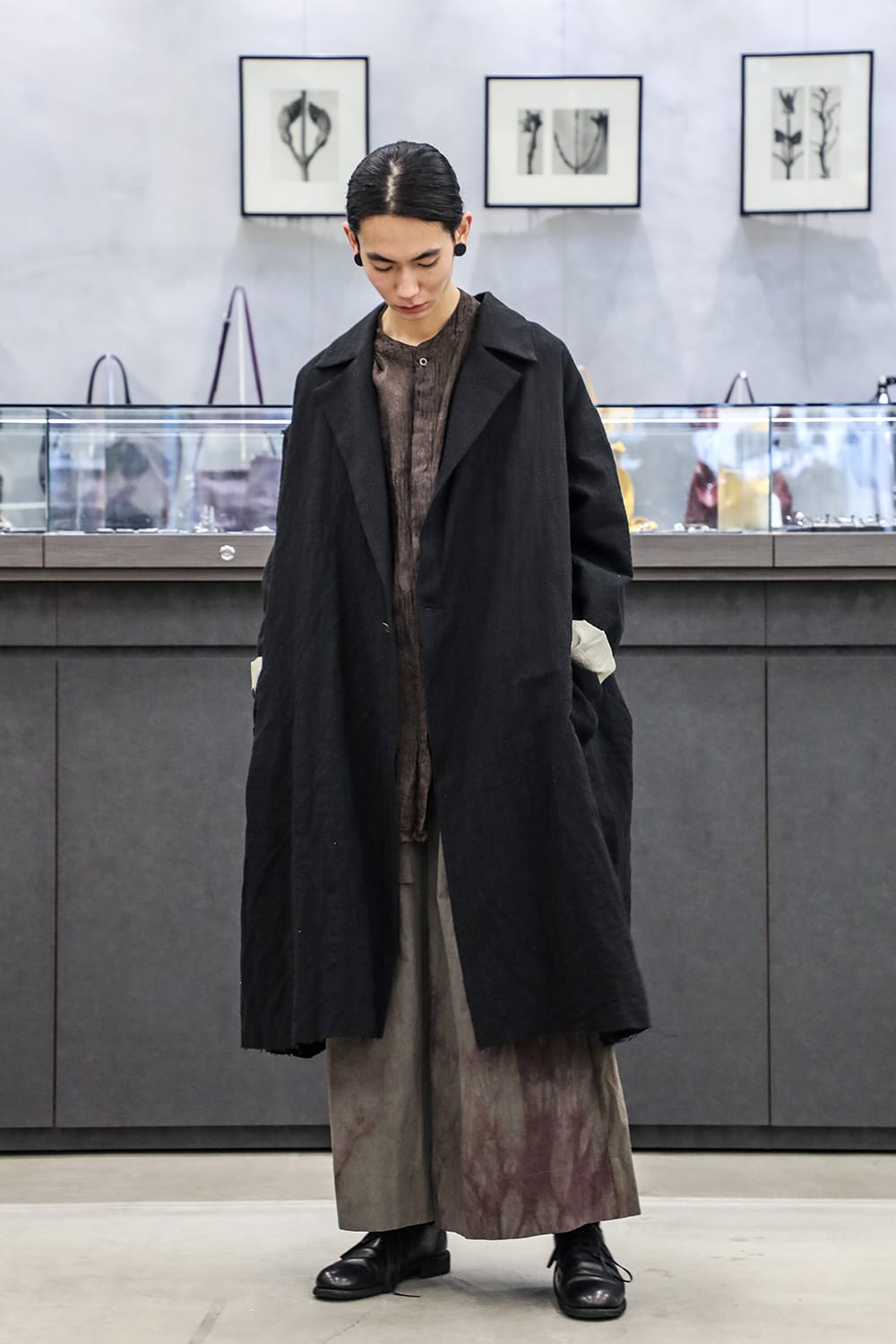 Hand Dyed Rawing Over size Coat