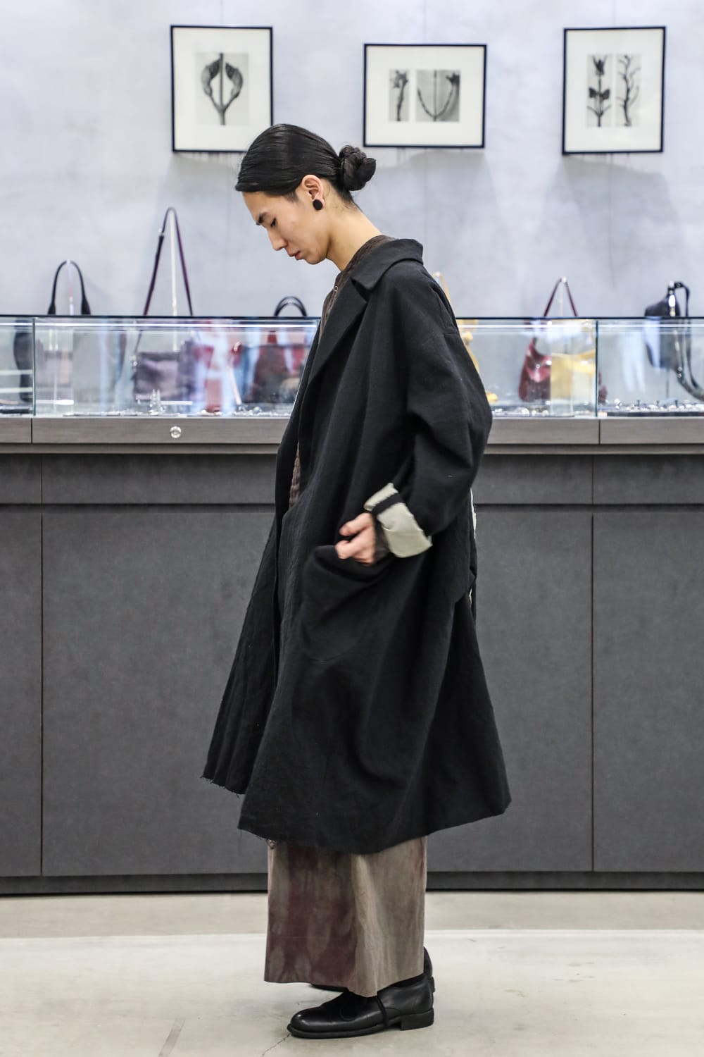 Hand Dyed Rawing Over size Coat