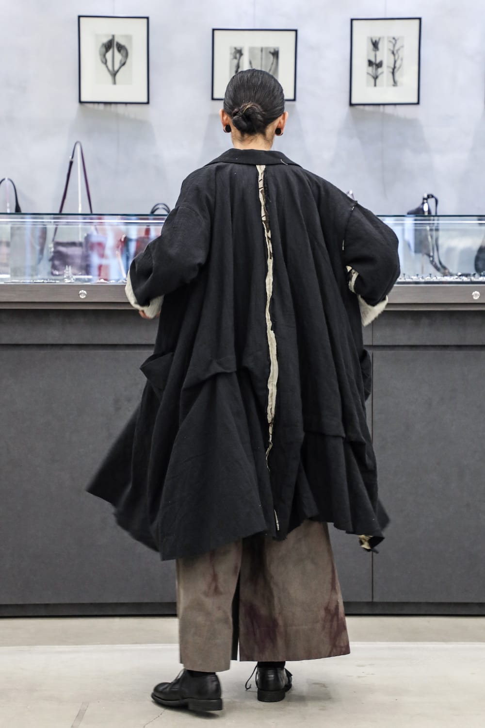 Hand Dyed Rawing Over size Coat