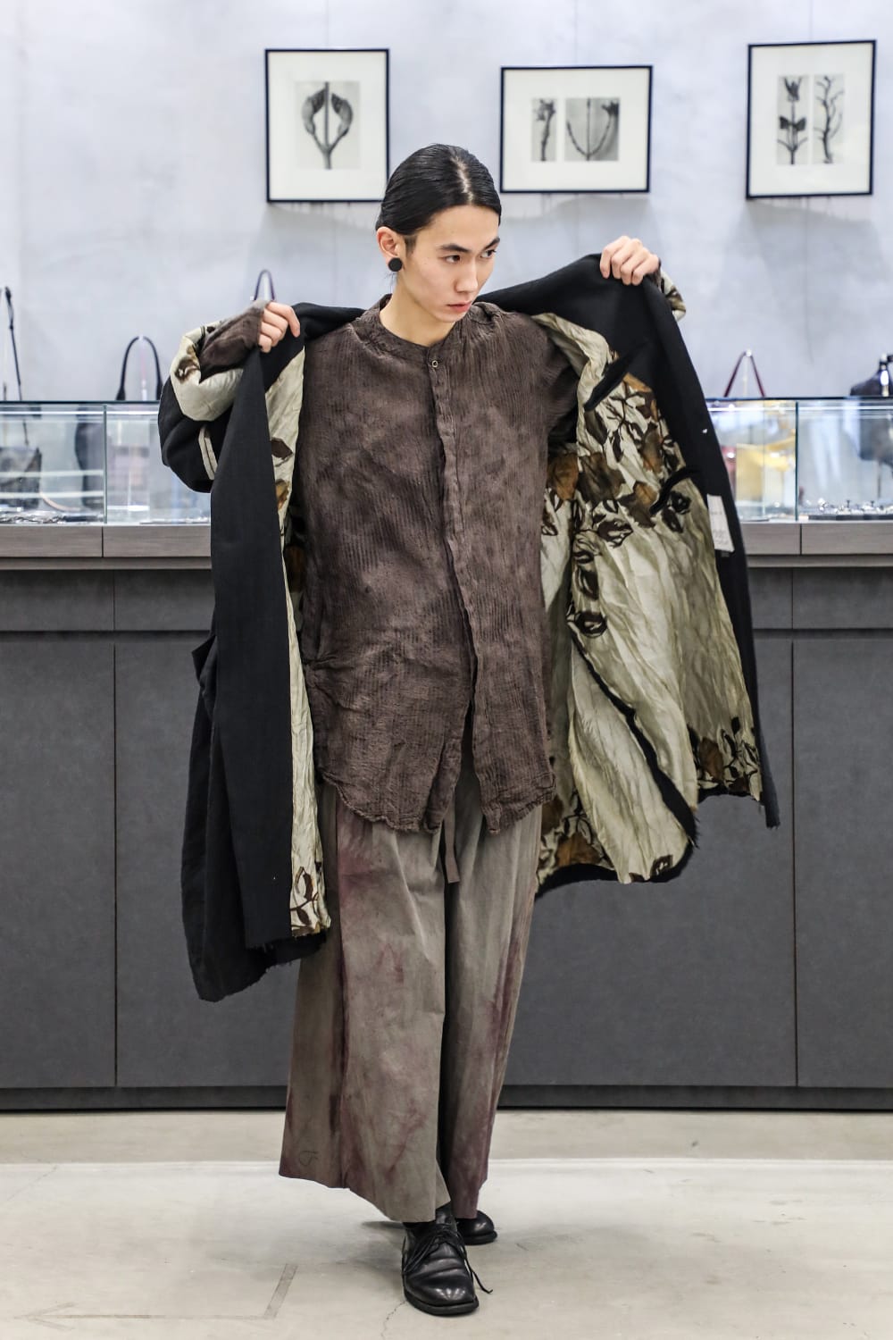 Hand Dyed Rawing Over size Coat