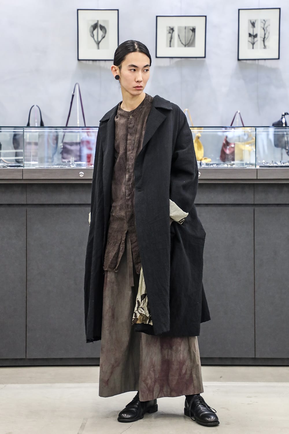 Hand Dyed Rawing Over size Coat