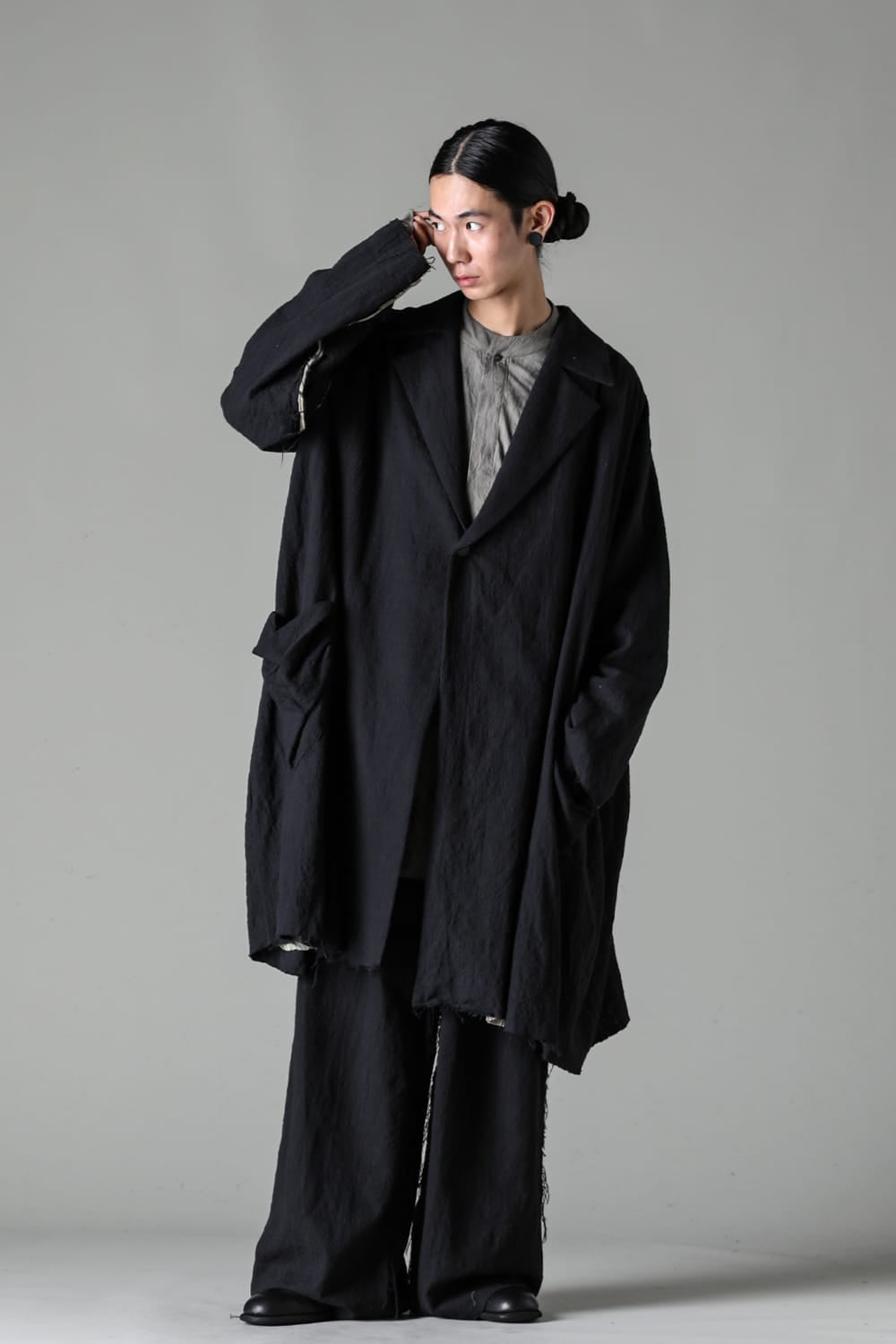 Hand Dyed Rawing Over size Coat