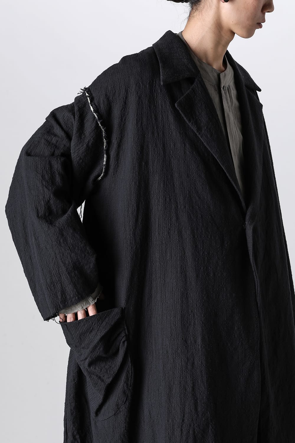 Hand Dyed Rawing Over size Coat