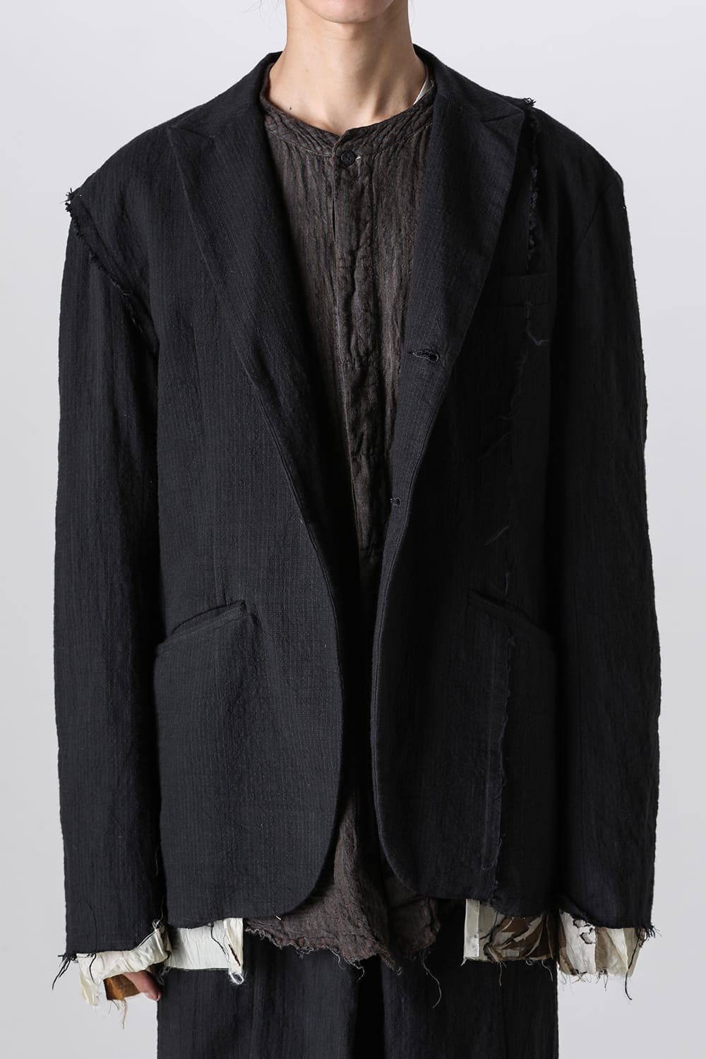 Hand Dyed Rawing Tailored Blazer