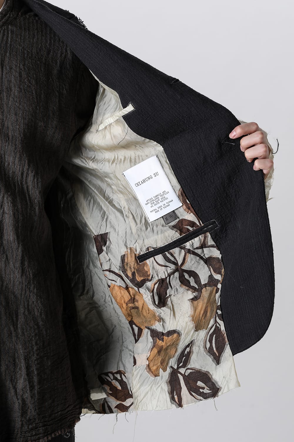 Hand Dyed Rawing Tailored Blazer