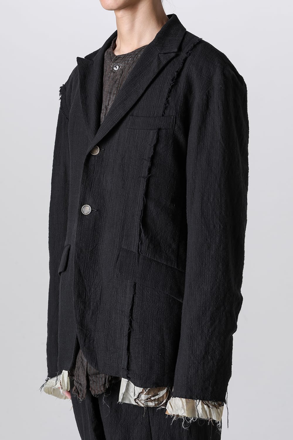 Hand Dyed Rawing Tailored Blazer