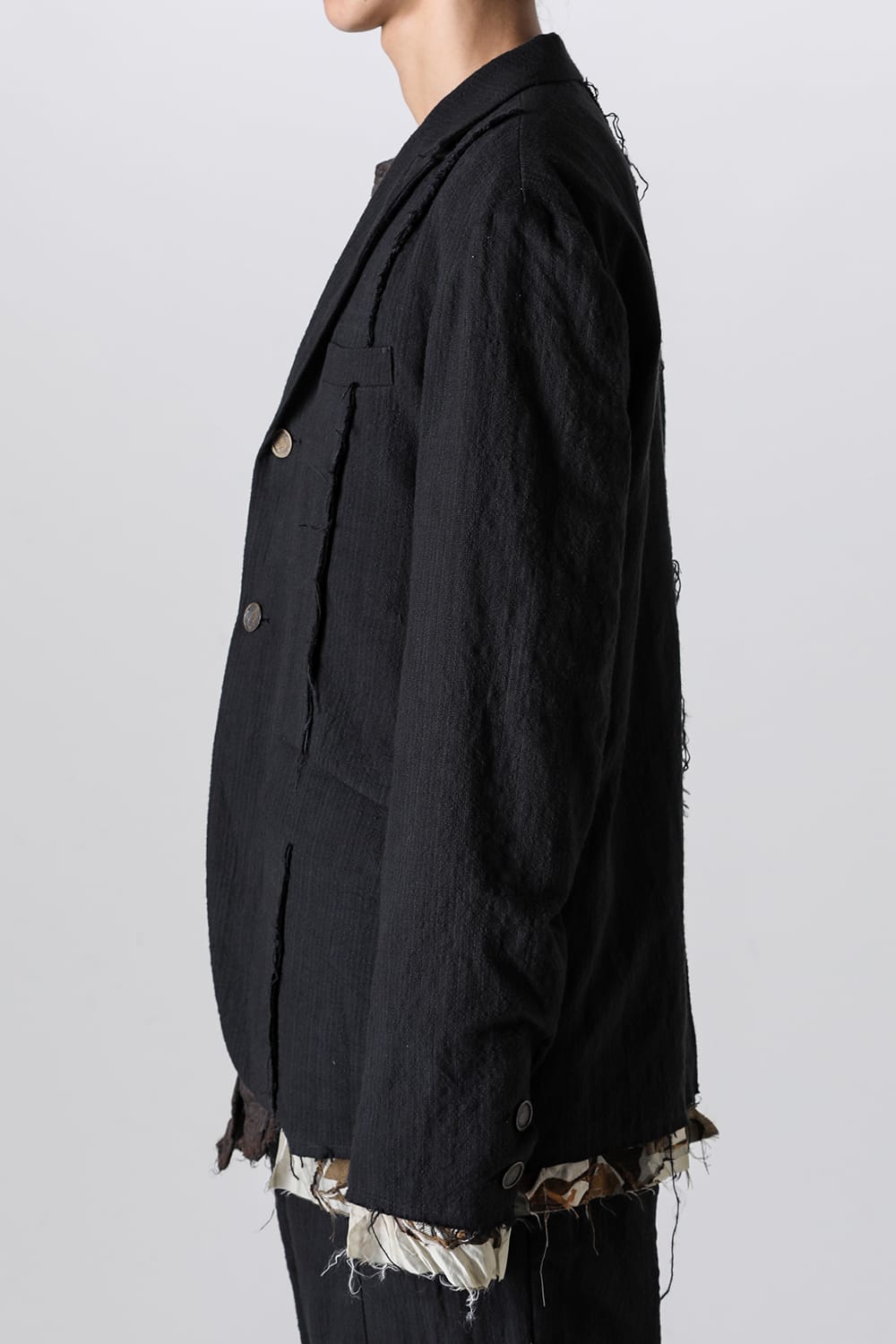 Hand Dyed Rawing Tailored Blazer