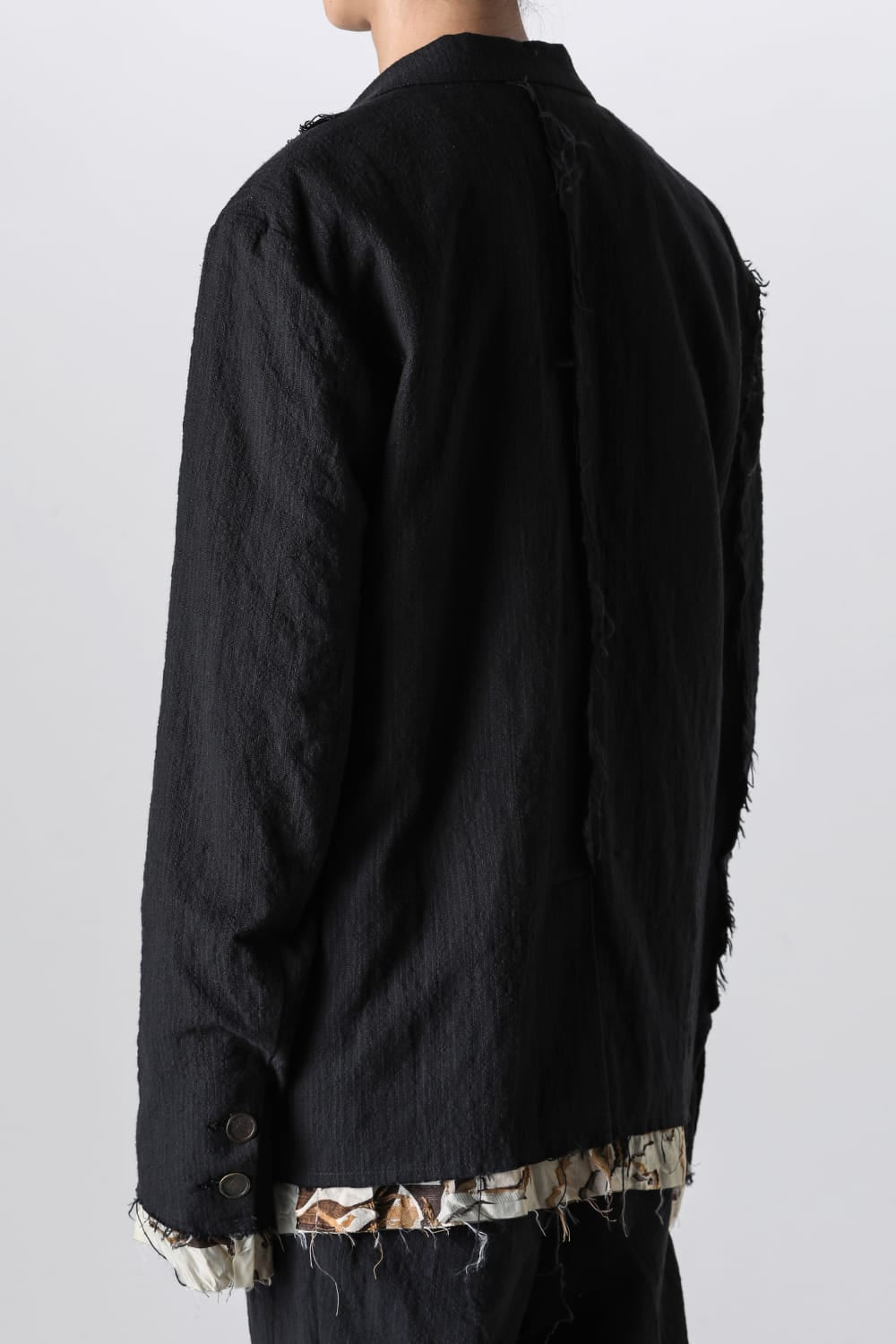 Hand Dyed Rawing Tailored Blazer