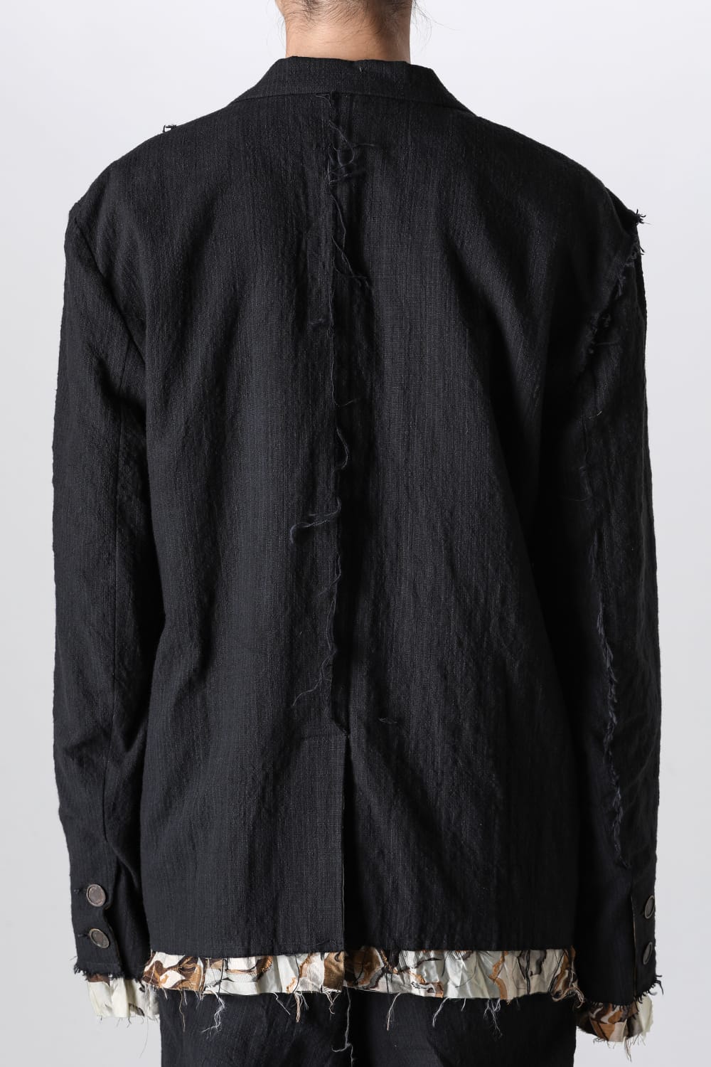 Hand Dyed Rawing Tailored Blazer