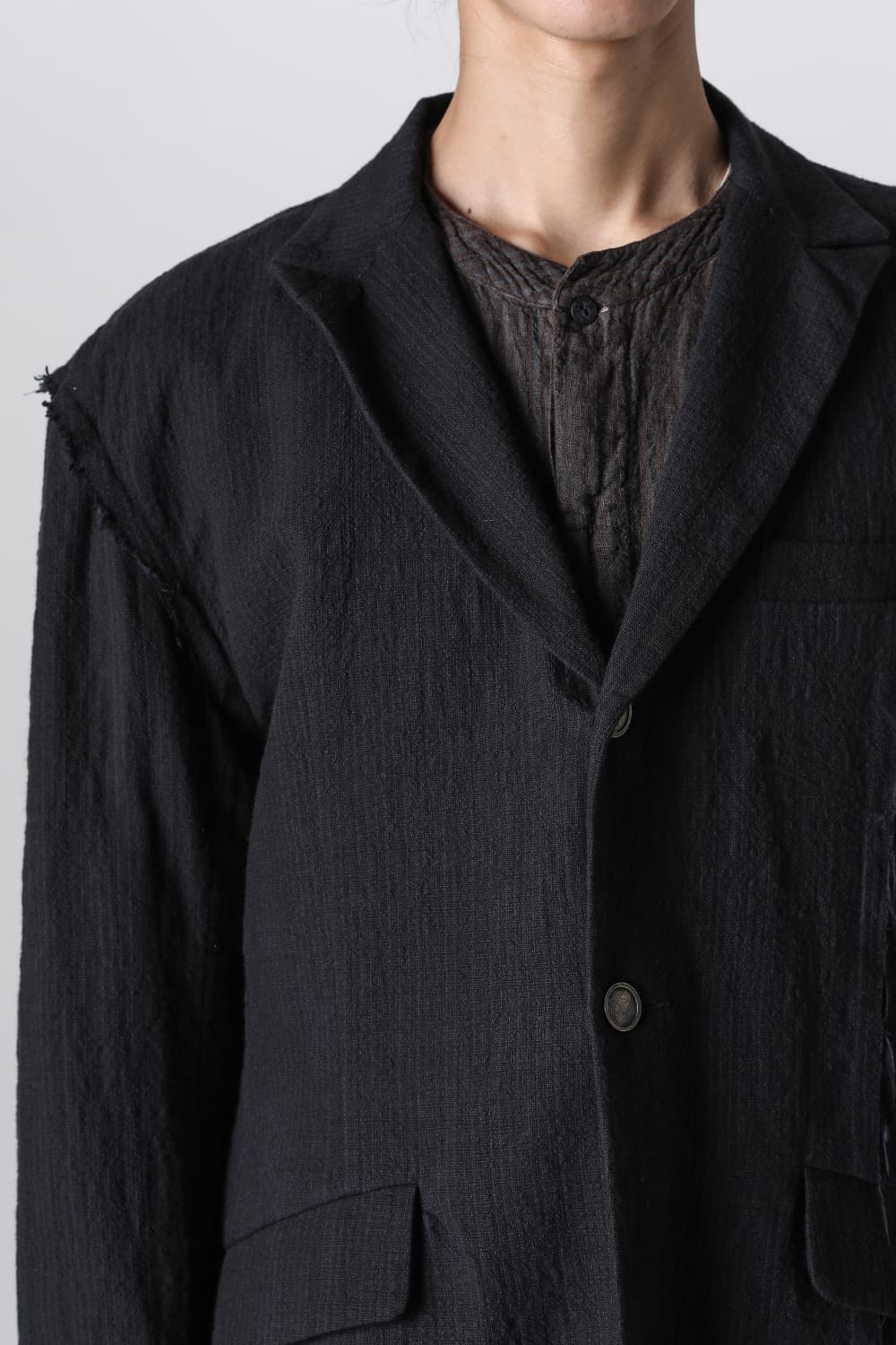 Hand Dyed Rawing Tailored Blazer