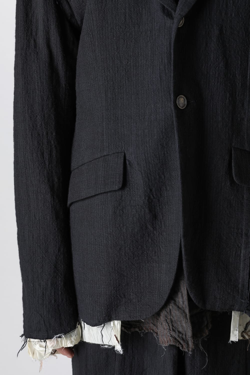 Hand Dyed Rawing Tailored Blazer