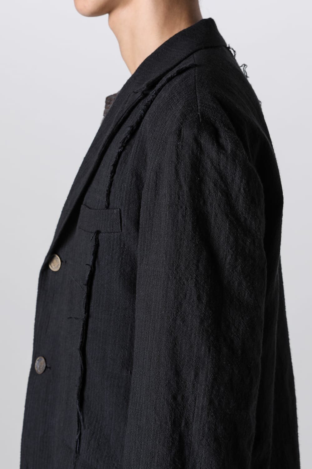 Hand Dyed Rawing Tailored Blazer