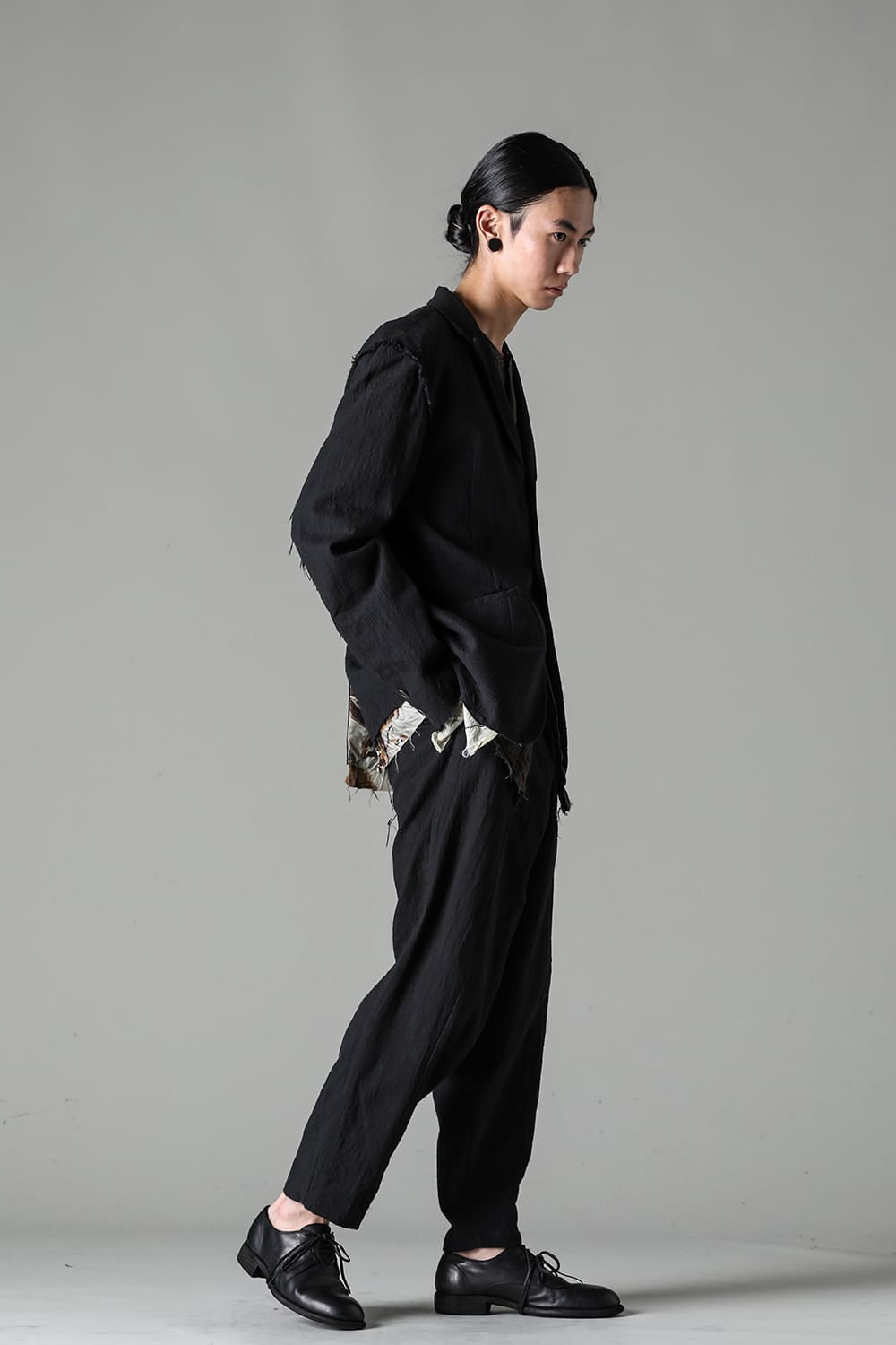 Hand Dyed Low Crotch Trouser